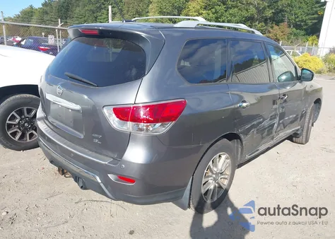 2015 Nissan Pathfinder Sl z USA, uszkodzony, nr VIN 5N1AR2MMXFC640481